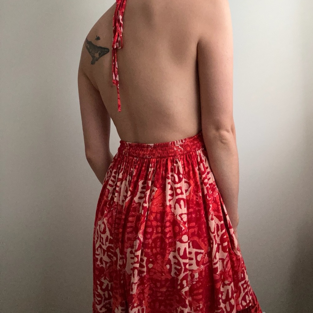 Free Peolle Halter Neck Dress - Picture 4 of 4